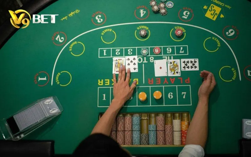 Baccarat V9BET | Luật Chơi, Banker, Player & Tie 1 Ảnh minh họa Baccarat V9BET