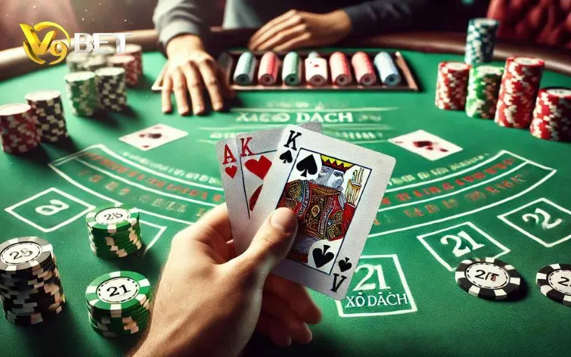 Xì Dách V9BET | Luật Chơi, Cách Tính Điểm & Bốc Bài 1 Ảnh minh họa Xì Dách V9BET