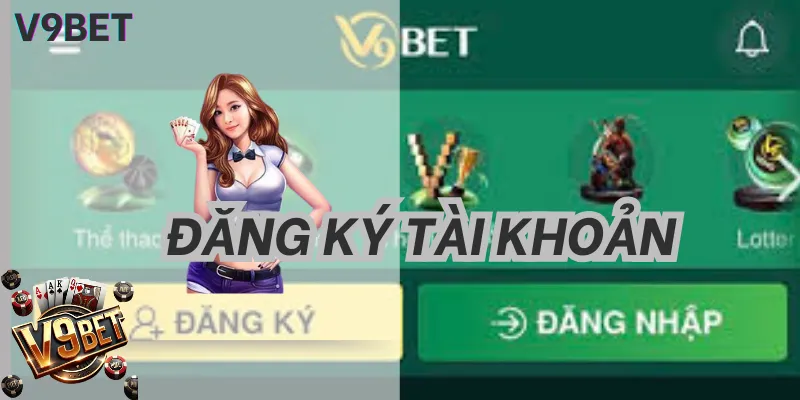 Đăng Ký Và Đăng Nhập V9BET | Hướng Dẫn Tài Khoản 1 Hình minh họa biểu mẫu đăng ký V9BET