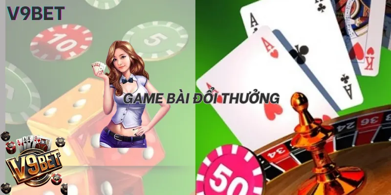 Giao diện chuyên mục Game Bài V9BET với Tiến Lên Mậu Binh Poker và Phỏm