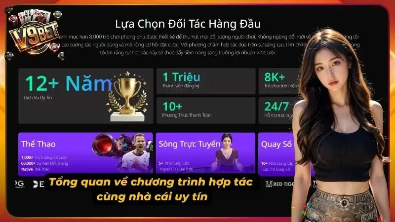 Hình minh họa chương trình đại lý V9BET