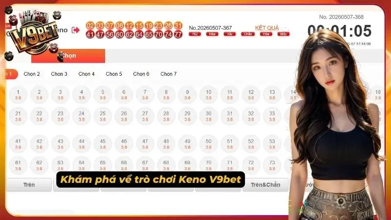 Keno V9BET | Luật Chơi, Cách Chọn Số & Quản Lý Vốn 1 Ảnh minh họa Keno V9BET