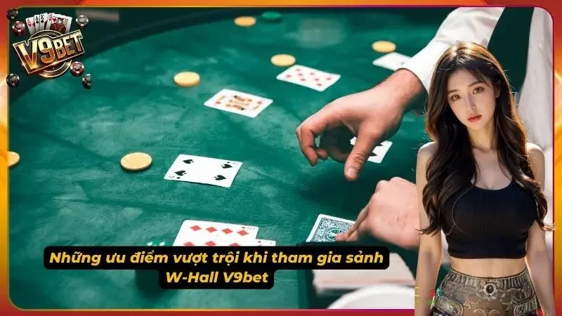 Hình minh họa các game live casino trong sảnh W-Hall V9BET