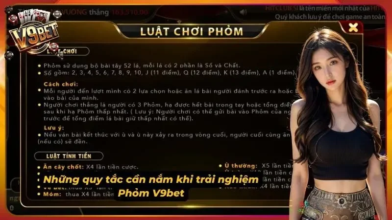 Ảnh minh họa luật chơi Phỏm V9BET